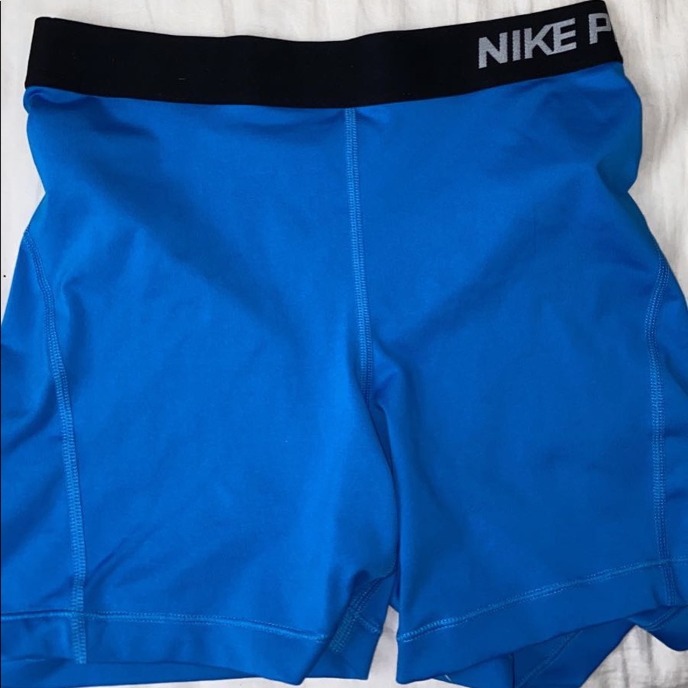 Blue nike pros